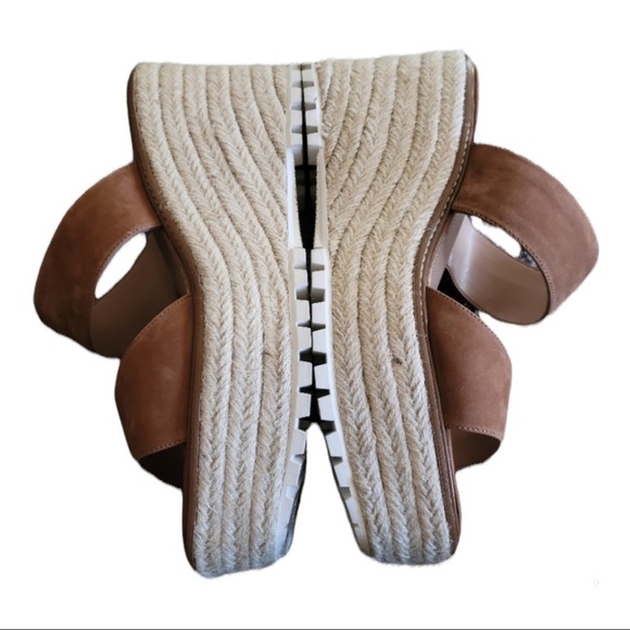 Sam Edelman Luca Espadrille Platform Wedges Sandals Size 10 - Picture 7 of 7